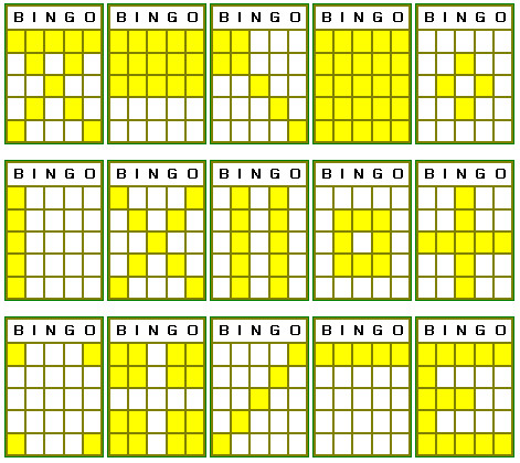 Bingo mønstre